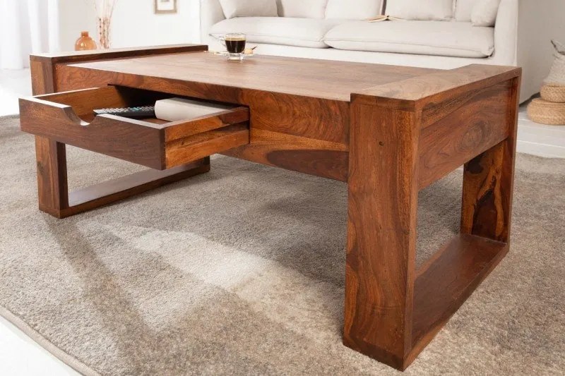 Masuta de cafea din lemn Big Markant 100cm Sheesham