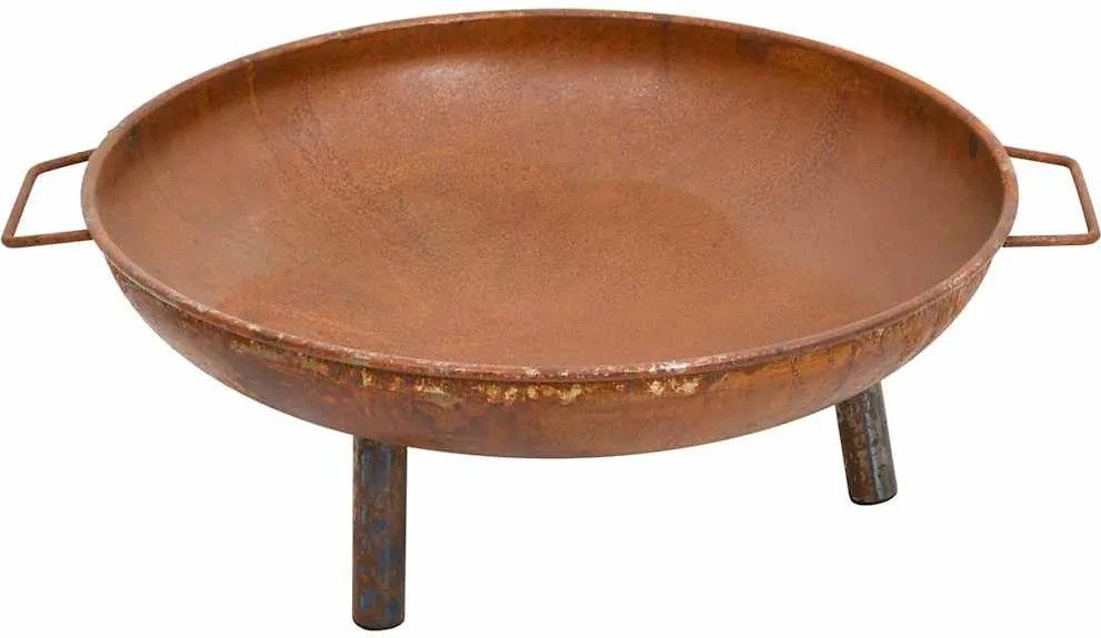 vidaXL Vatră de foc, 67,5x58x22,5 cm, oțel