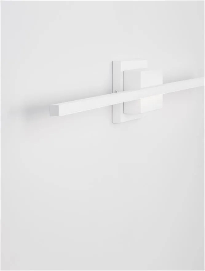 Aplica LED pentru oglinda / tablou AZURE alba L-90,5cm