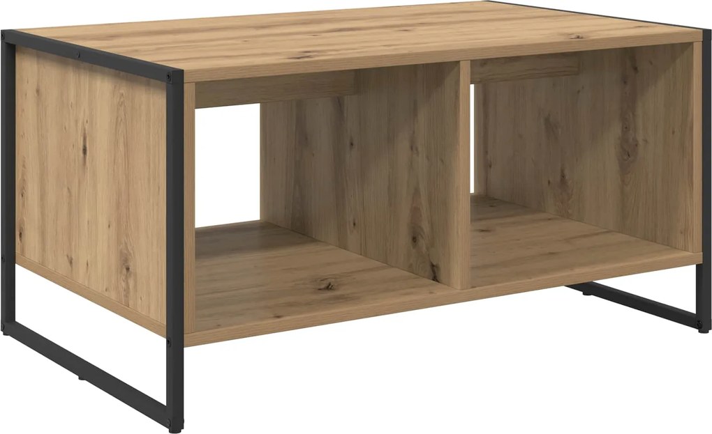 vidaXL Masă de cafea Stejar artizanal 80 x 50 x 40 cm Lemn compozit