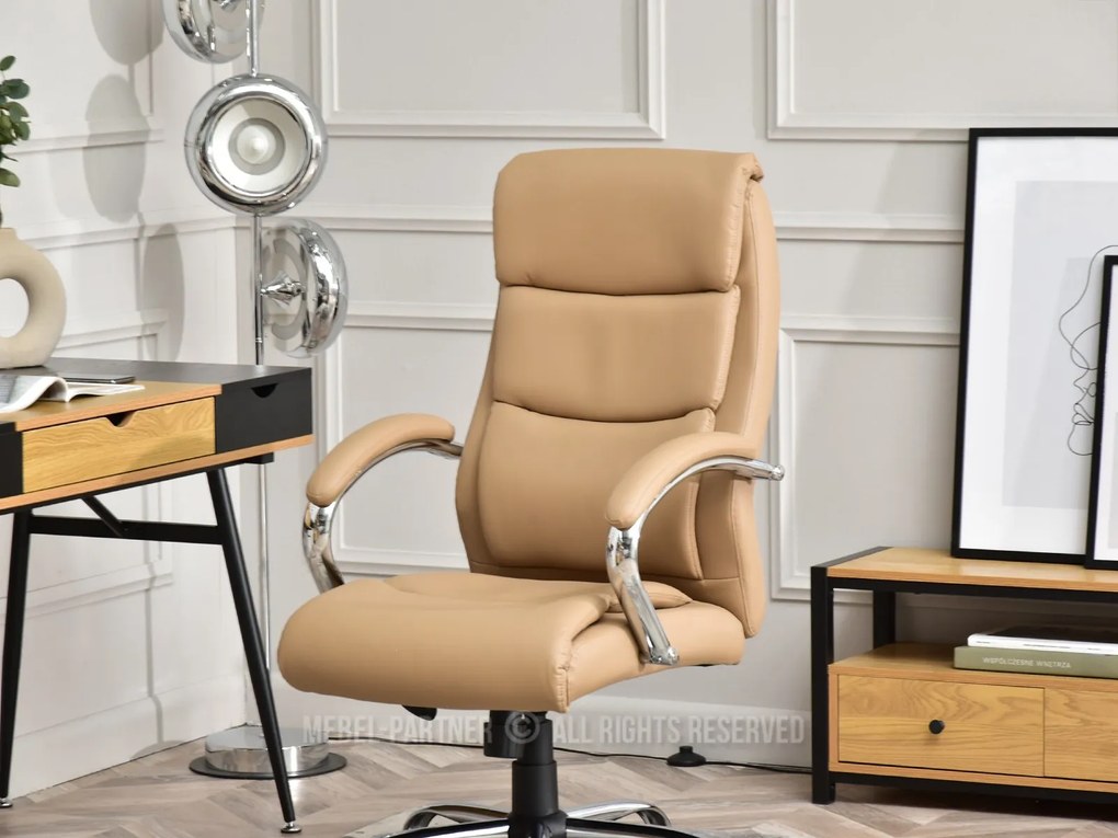 Fotoliu Luxus (bej + crom). Promo -17%. 1110524