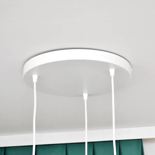 Lustră pe cablu pentru copii STARS 3xE27/15W/230V albastru/roz/galben