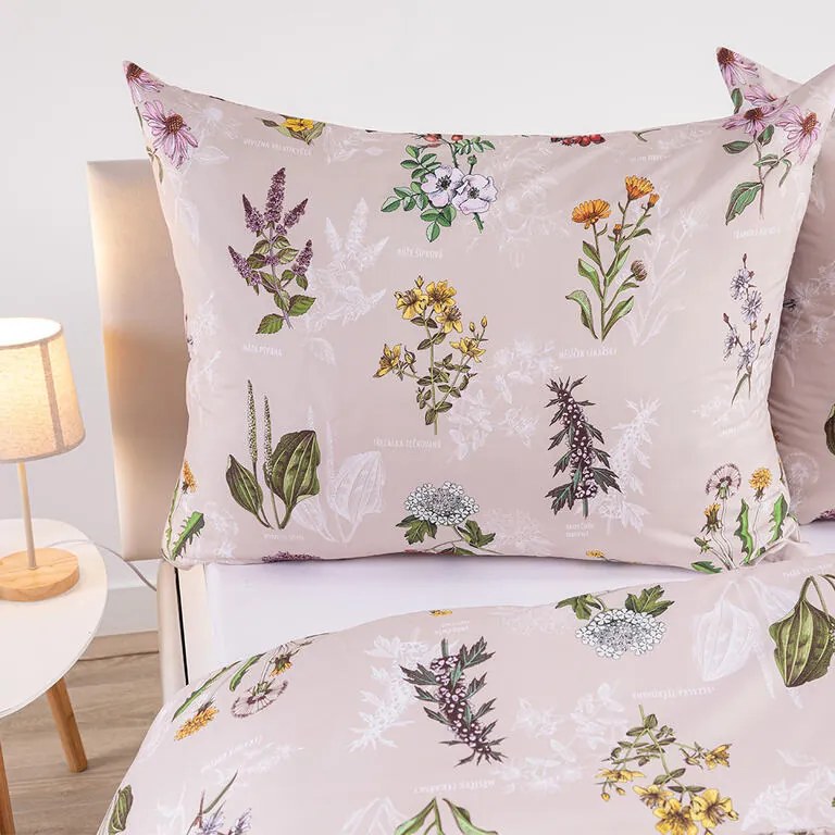 Lenjerie de pat din microfibră IERBURI pat simplu