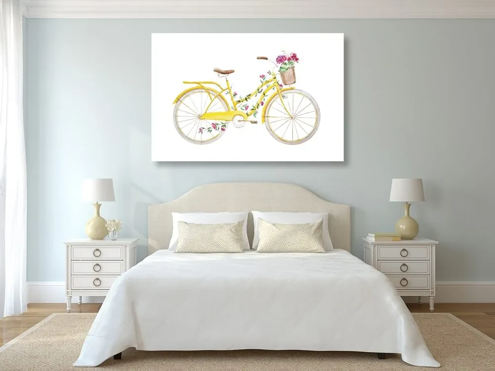 Tablou ilustrația bicicletei retro