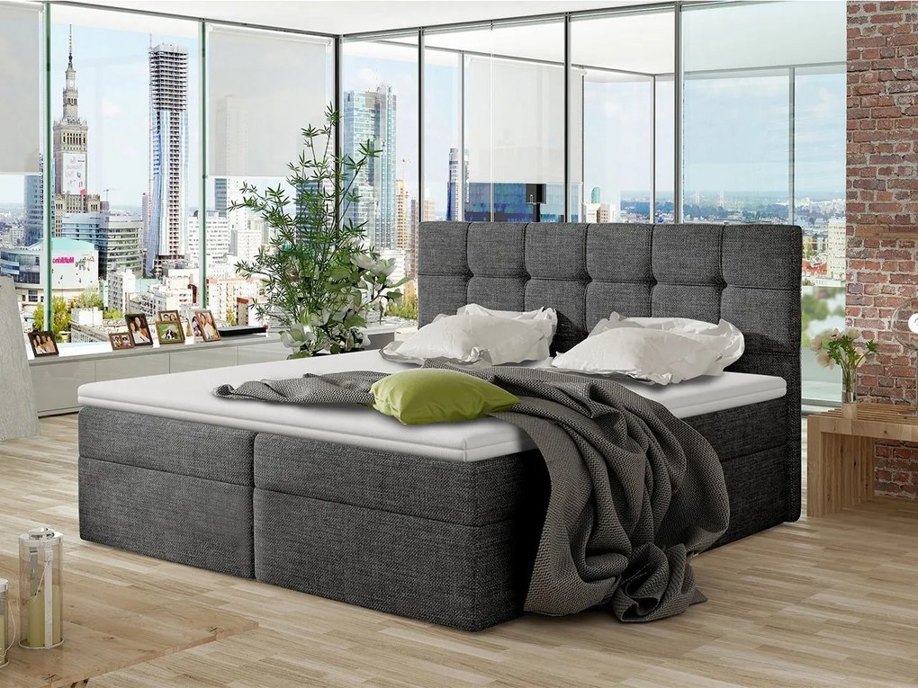 Pat matrimonial Boxspring Kennedy (180x200) (Muna 10). 1059312
