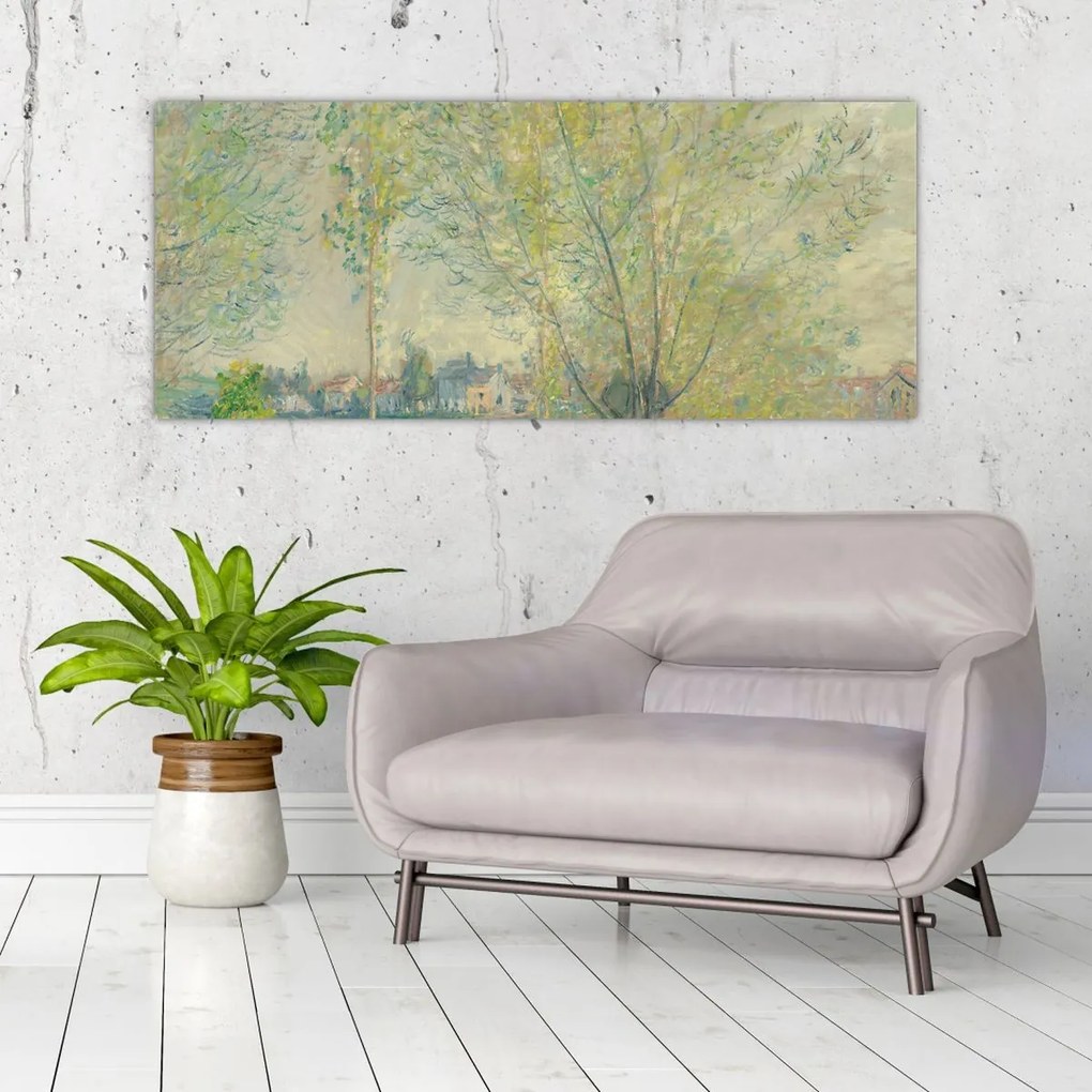 Tablou - Claude Monet, The Willows, reproducere (120x50 cm)