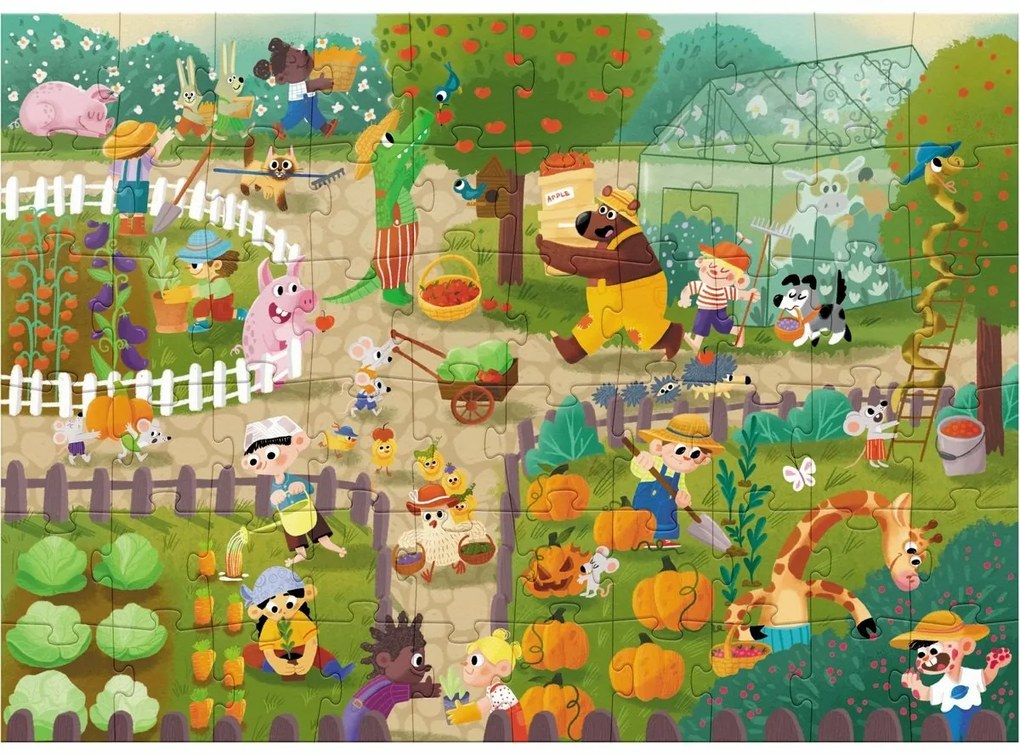 Dodo Puzzle Vara la țară, 60 piese