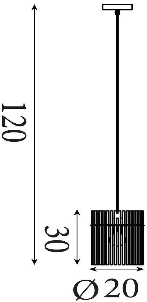 Pendul metal auriu, tije din sticla Swizzle