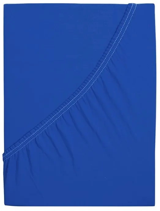 Cearsaf pentru patut copii EXCLUSIVE 60x120 cm albastru regal