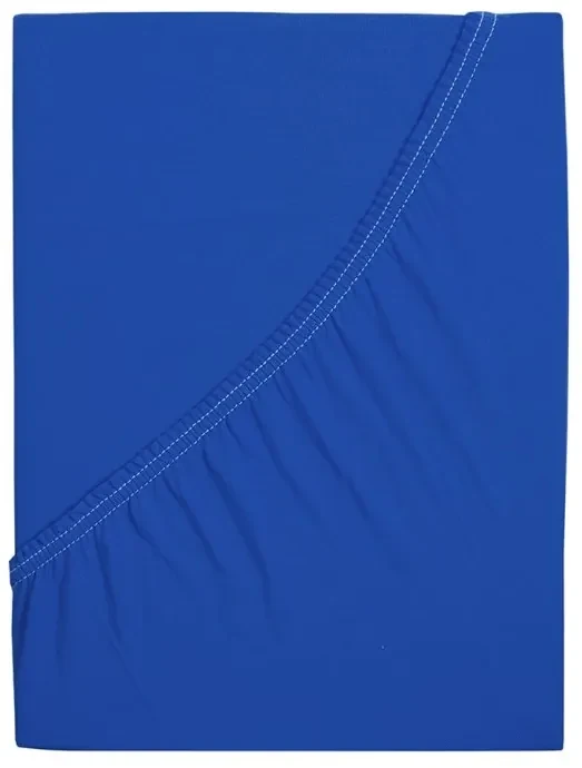 Cearsaf pentru patut copii EXCLUSIVE 60x120 cm albastru regal