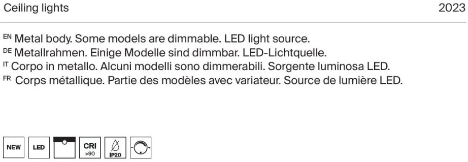 Spot LED aplicat, plafoniera design tehnic Alfa alb 7x7cm, 4000K