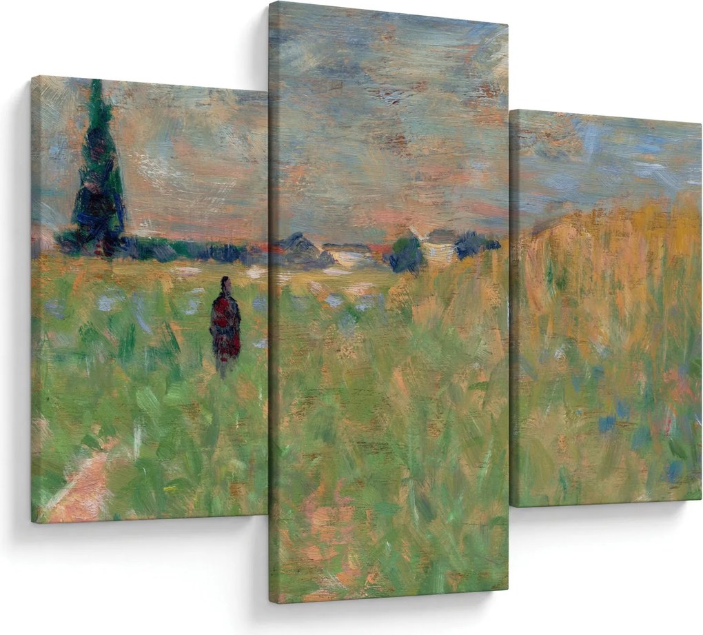 Tablou - Georges Seurat, A Summer Landscape, reproducere (90x60 cm)