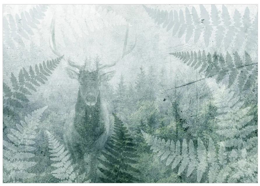Fototapet - Deer in Ferns - Third Variant