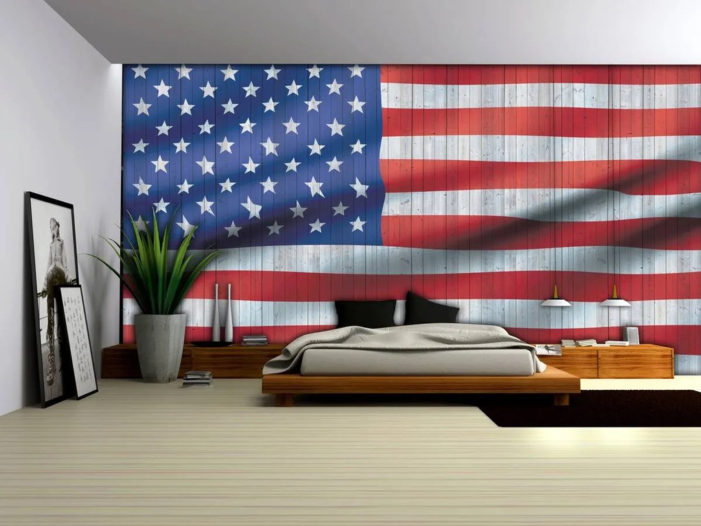 Fototapet - Steagul american (254x184 cm)