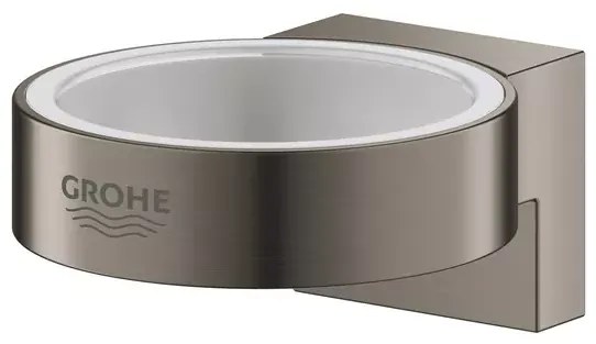 Suport Grohe Selection pentru pahar sau dozator sapun antracit periat Hard Graphite
