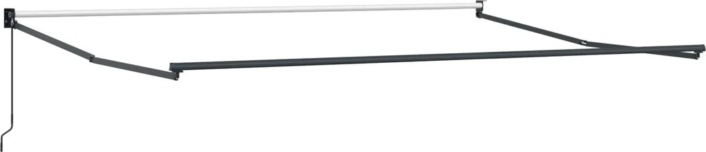 vidaXL Cadru pentru cort retractabil manual Antracit 4 x 2 m Aluminiu