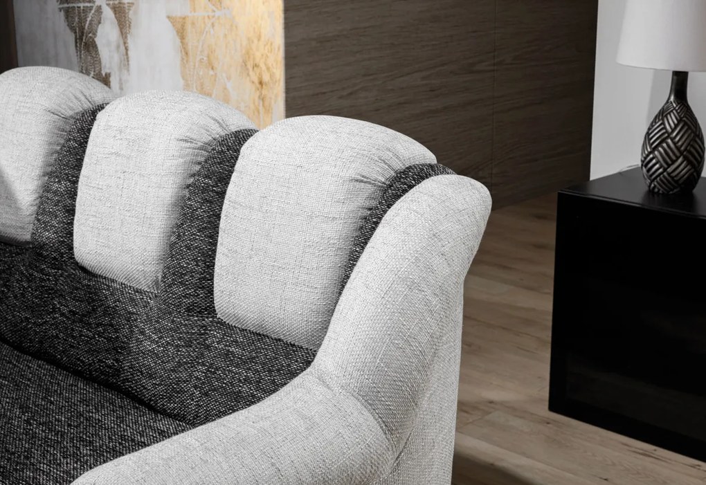 Supermobel Colțar extensibil LORD II, 250x105x190, soft15/soft33, stânga