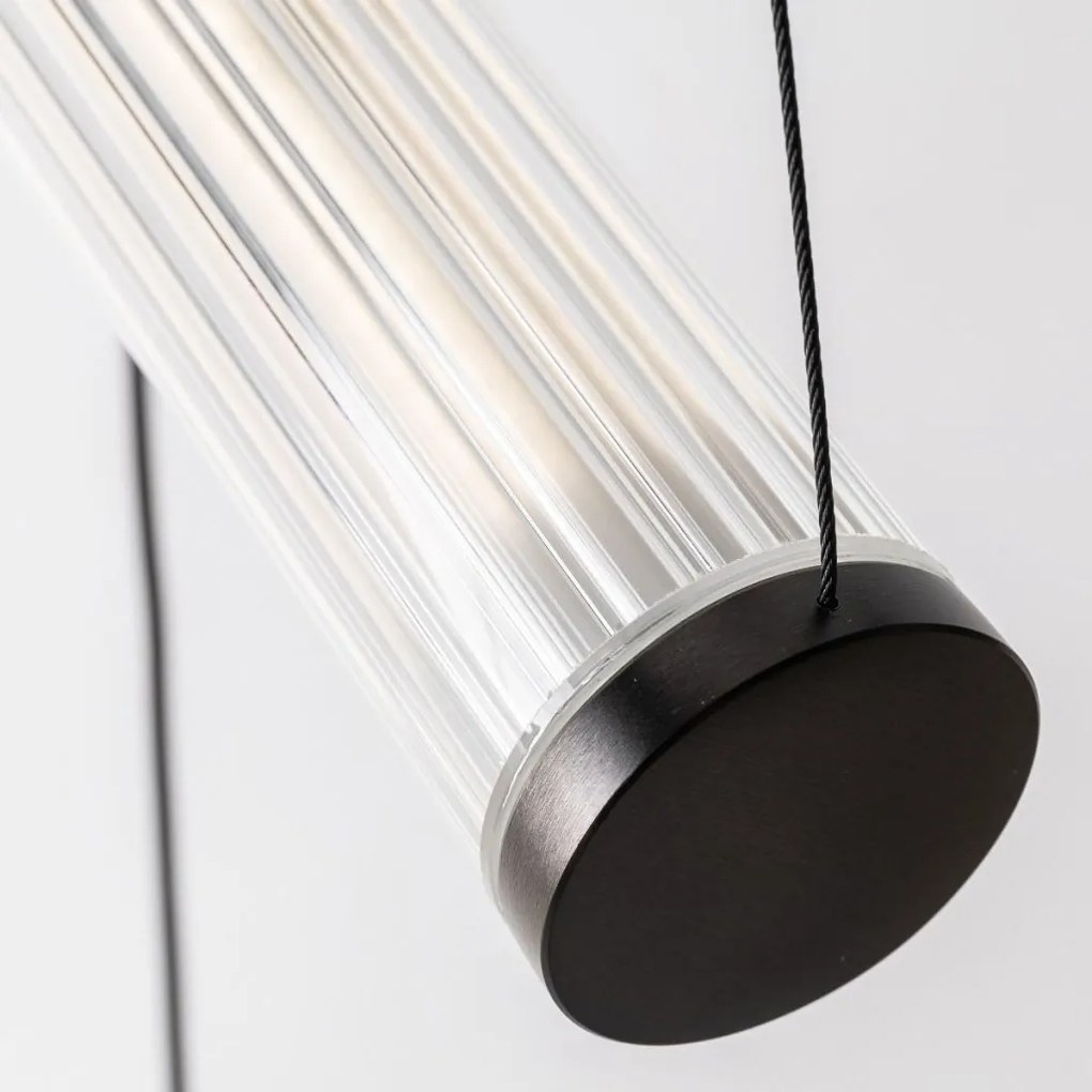 Lustra LED smart cu telecomanda COMO titan periat