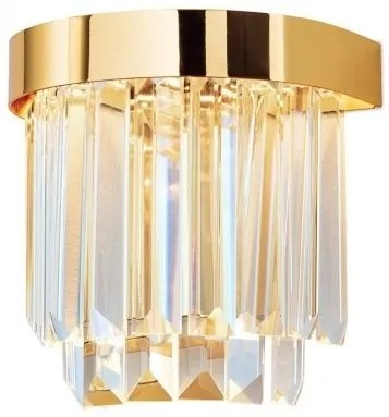 Aplica LED design LUX PRISM, 24K gold plated
