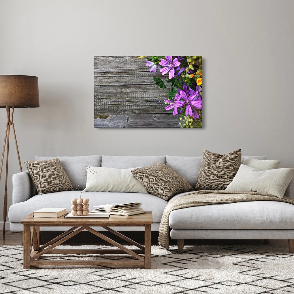 Tablou - flori de câmp (90x60 cm)