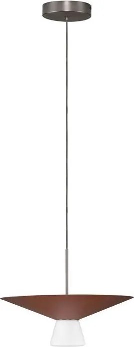 Lustra LED suspendata BARIS Rust Brown 38cm