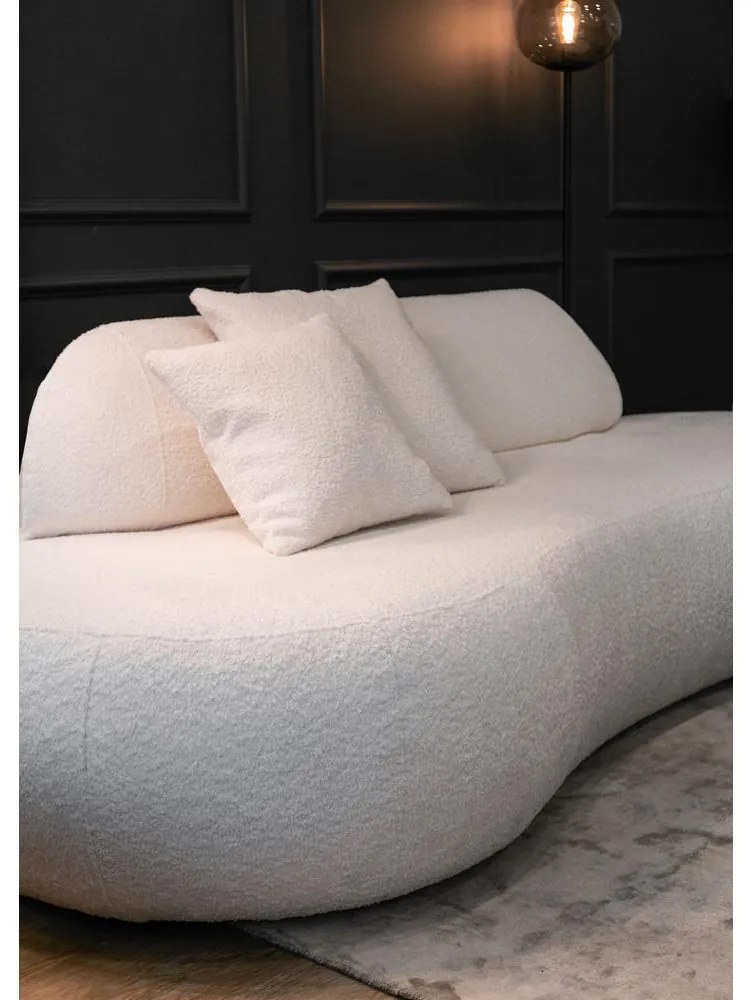 Canapea trei locuri Bally (crem + negru). 1100111