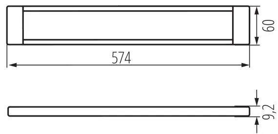 Corp de iluminat LED dimabil pentru mobilier Kanlux 38121 DAXA LED/9W/24V 3000/4000/5500K