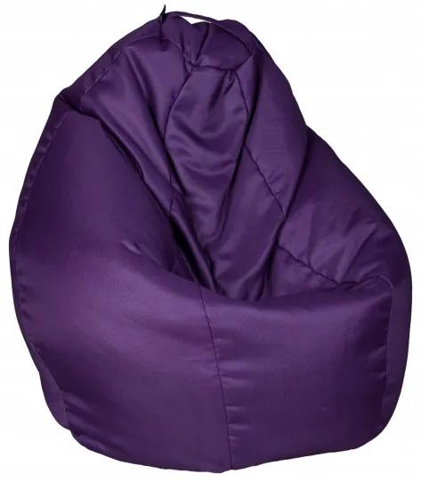 Fotoliu Bean Bag, Interior-Exterior, Tip Para Mijlocie Violet