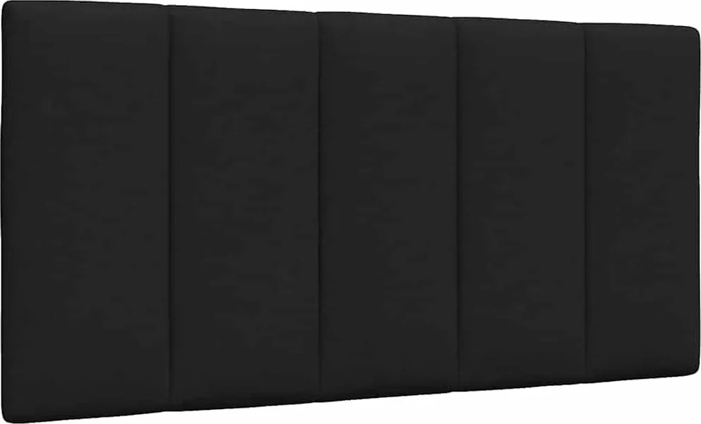 vidaXL Pernă pentru tăblie de pat, Hanko, negru, 100 cm, material textil