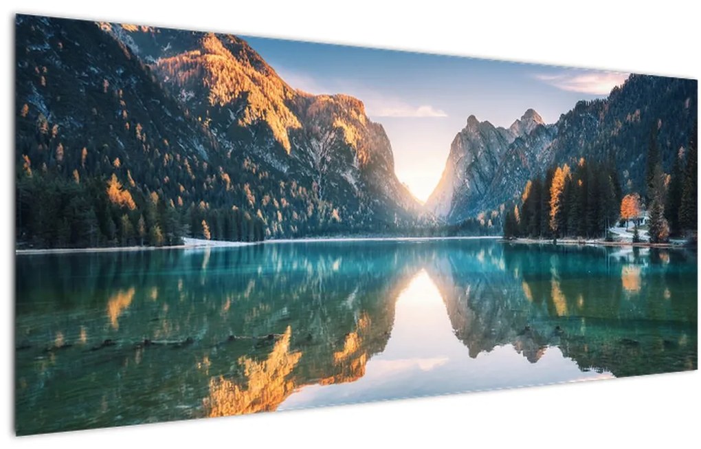 Tablou - Lacul montan (120x50 cm)