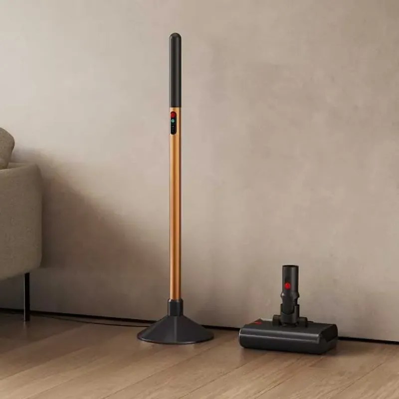 Aparat vertical pentru curatare umeda Dyson PencilWash WR04 637239-01, 300/340 ml, 30 min, 100 m², 2 moduri, Autopropulsie, Inclinare de 170°, LED, Negru/Auriu