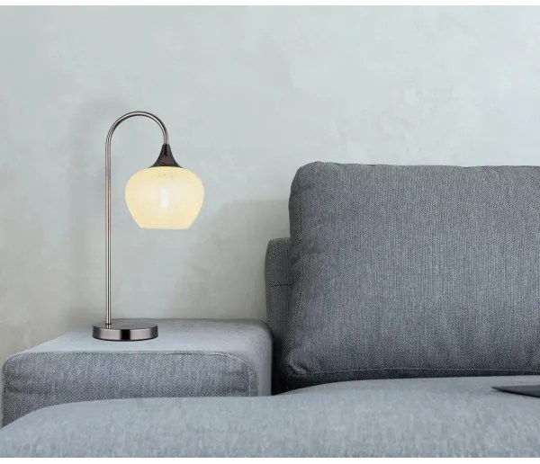 Lampă de masă Globo 15548TK MAXY 1xE27/40W/230V antracit