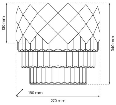 Aplică CARISMA 2xE14/40W/230V crom lucios