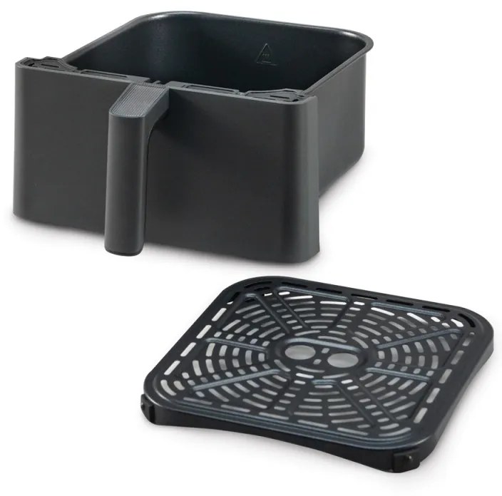 Friteuza cu aer cald Cosori Dual Blaze CAF-P681S, 1700 W, 6,4 L, 12 programe, 360 ThermoIQ, Rezistenta dubla, Negru