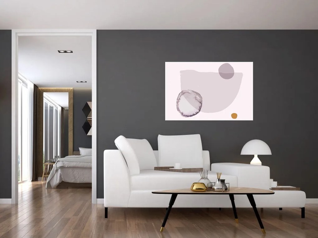 Tablou - Minimalism violet N⁰2 (90x60 cm)