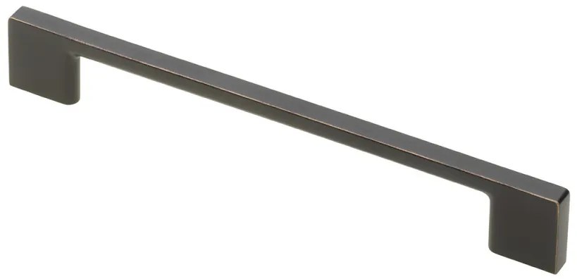 Manere pentru mobilier model B0014/W1203, finisaj negru/cupru antic (Distanta dintre gauri: 128 mm)