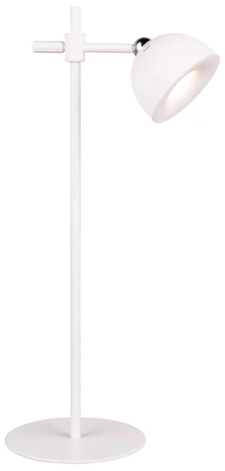 Veioză albă LED cu intensitate reglabilă/cu clemă (înălțime 41 cm) Maxima – Trio