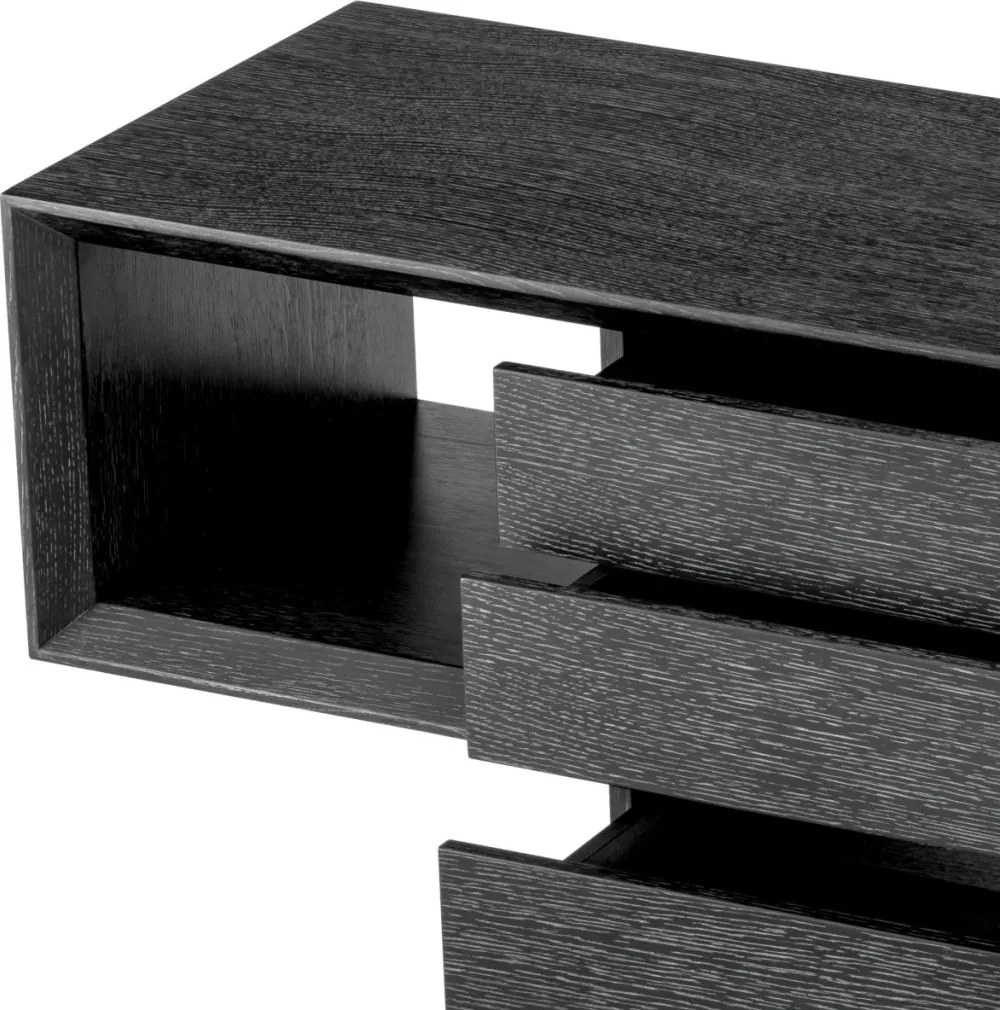 Consola LUX design modern Mantua, gri carbune