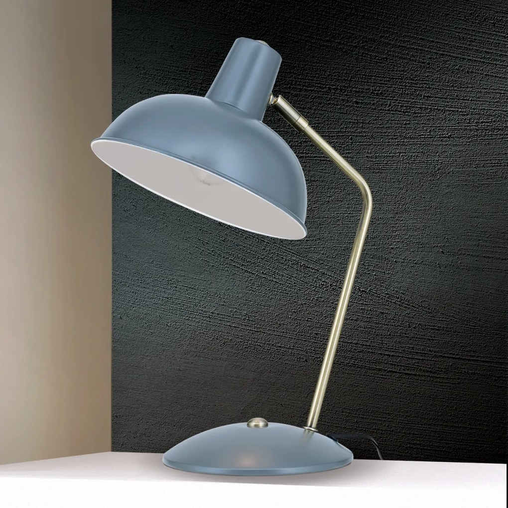 Veioza / Lampa de birou stil elegant Fedra gri