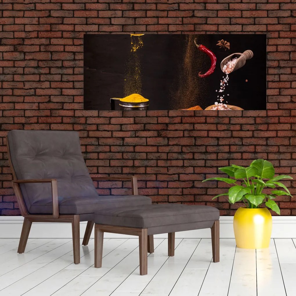 Tablou - Condimente în mișcare (120x50 cm)