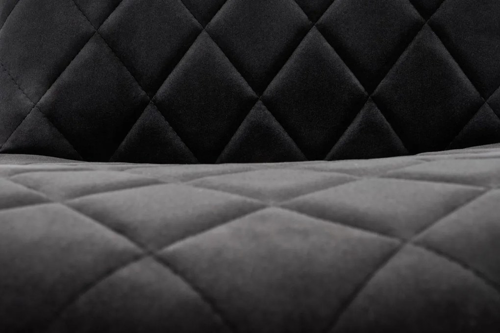 Scaun K525 velvet negru