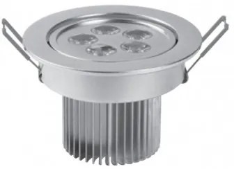 Spot incastrat led aluminiu 5W LED'OR