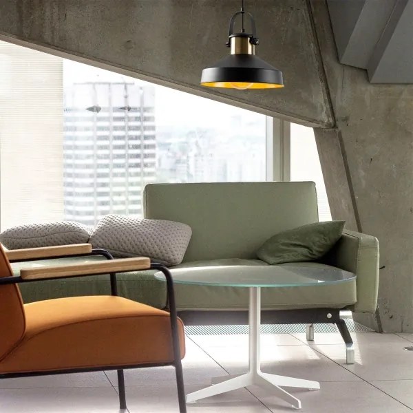 Pendul pe cablu DODO 1xE27/40W/230V negru/bronz