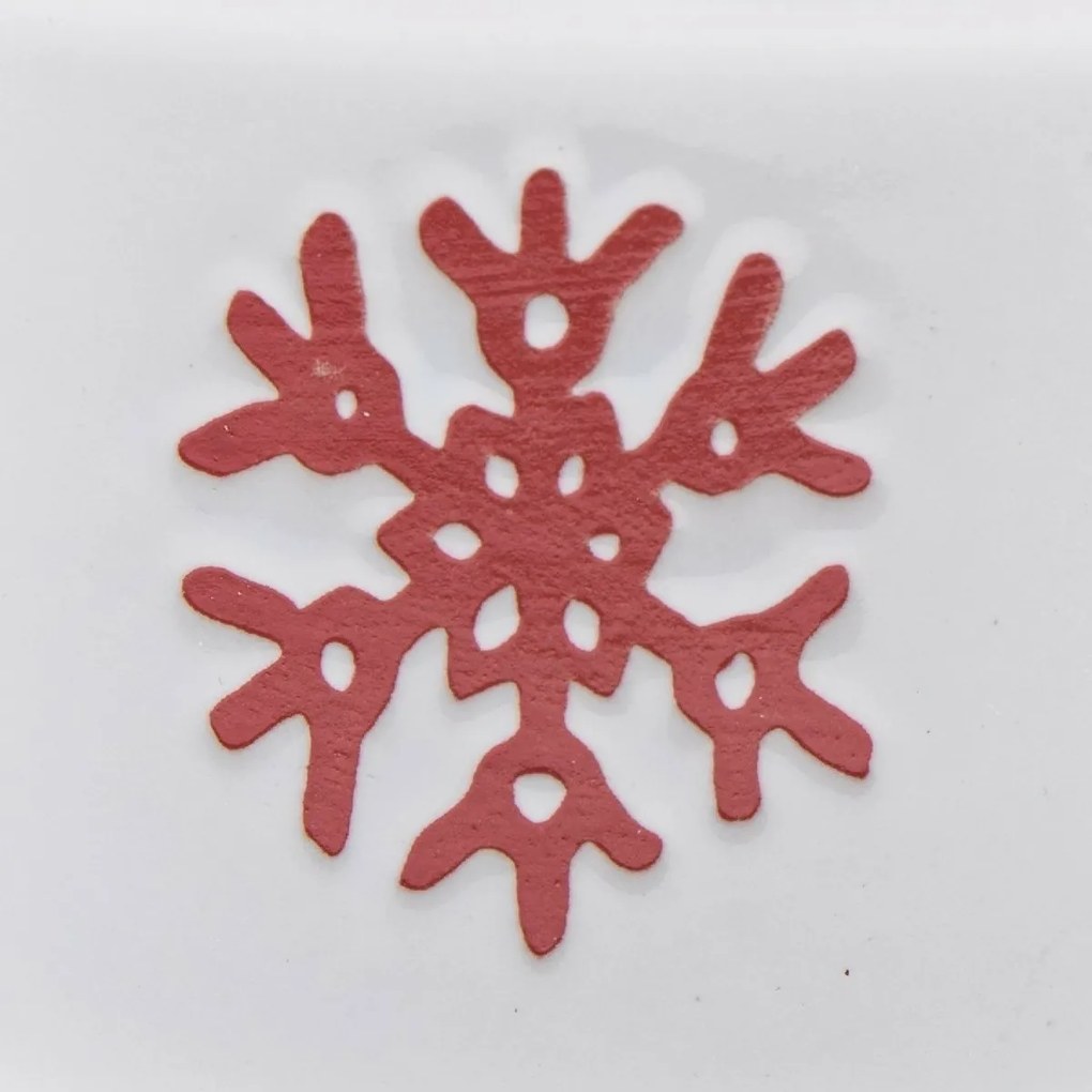 Set de 6 căni din ceramică Fulgi, 90 ml