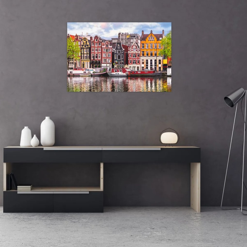 Tablou - Amsterdam, case de dans (90x60 cm)
