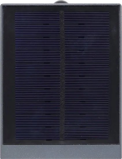 Hesperide - Lampă de perete solară cu LED MULTY LED/3,7V 2600 mAh IP65 antracit