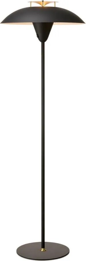 Halo Design 748976 - Lampadar STEPP 1xE27/28W/230V negru/alamă