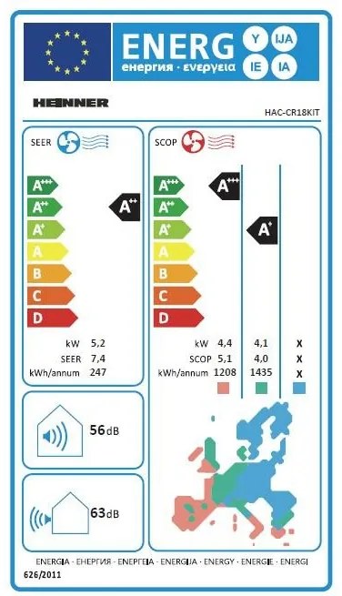 AER CONDITIONAT HEINNER HAC-CR18KIT