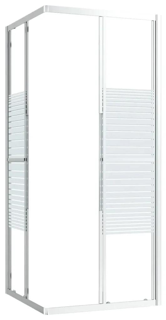 Cabina de dus, 80x80x180 cm, ESG transparent si alb, 80 x 80 x 180 cm, Transparent