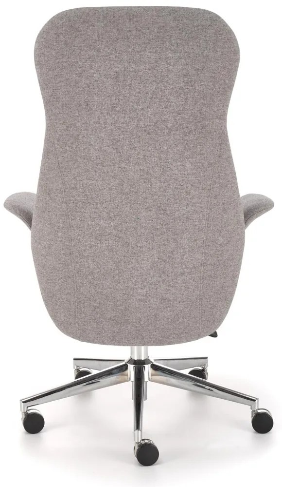 Scaun de birou Kevin stofa gri cenusiu H125 cm